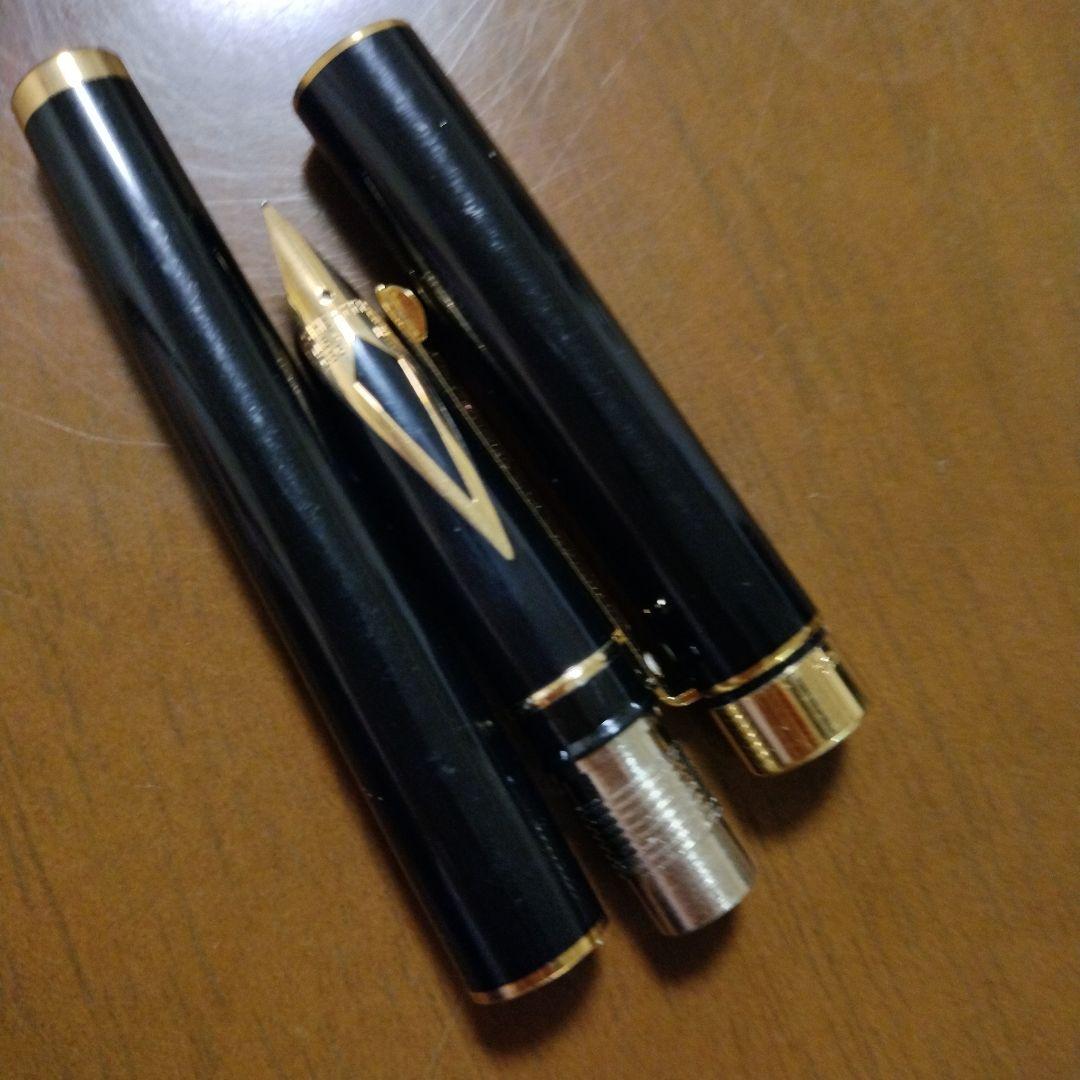 シェーファー USA 黒 万年筆 00485 ペン先K14刻印