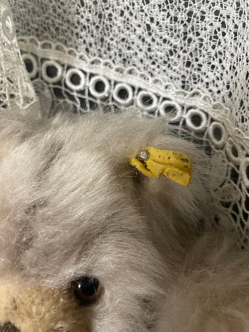 《くまお》ヴィンテージ　テディベア　シュタイフ　ゾッティ　ホワイト