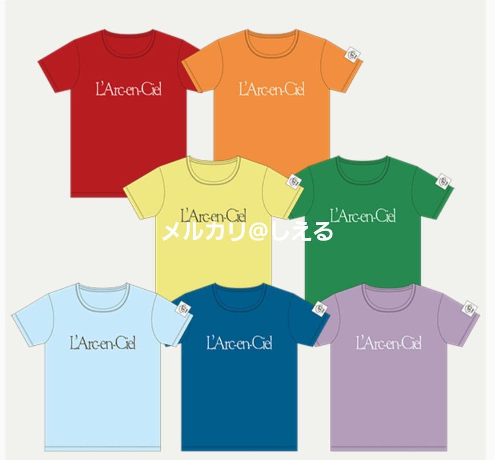 ラルク　旧ロゴ　Tシャツ　レインボー　hyde