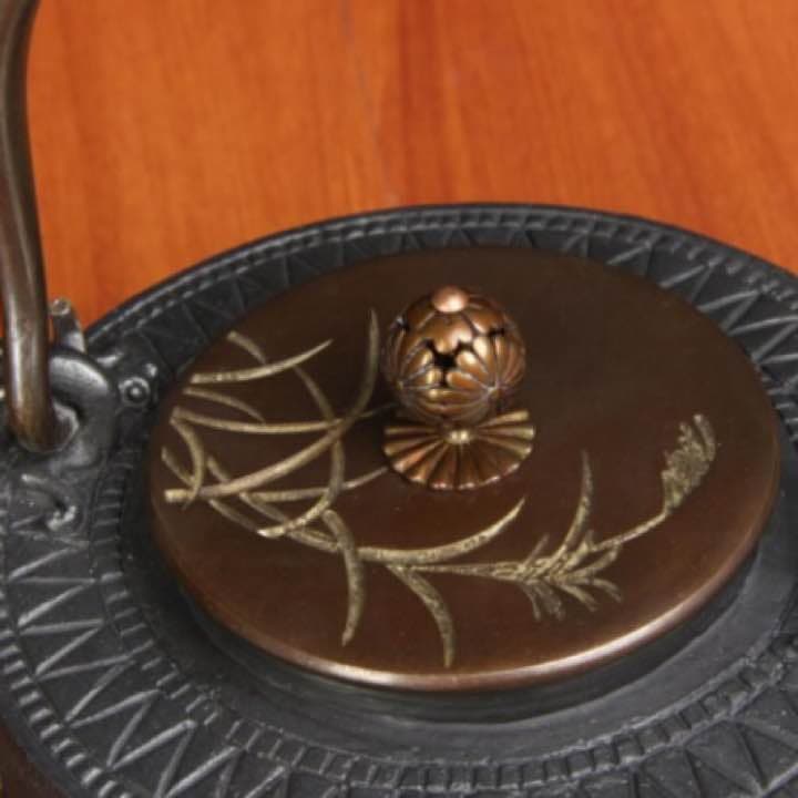 SW 松紋堂 鉄器 急須 伝統工芸 手作り 鉄分補給 鉄瓶　021