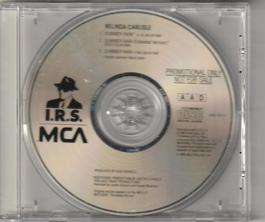 ベリンダ・カーライル　Summer Rain (3 Versions)　貴重CD
