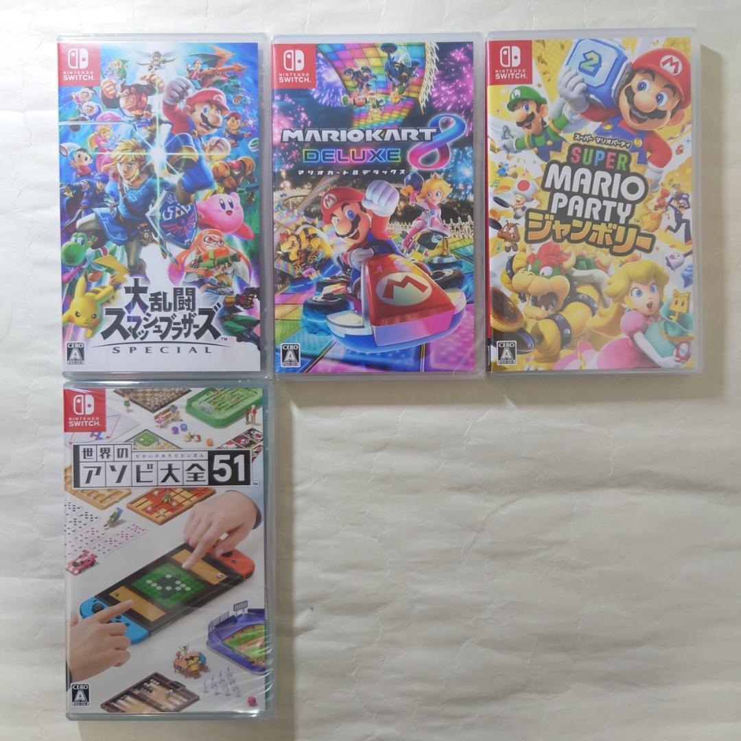 Nintendo Switch ソフト 4本セット [4041]