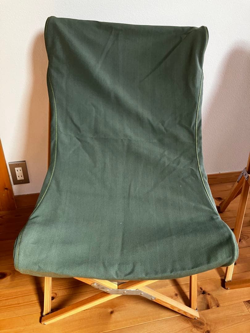 DULTON(ダルトン) ウッデンビーチチェア オリーブ　アウトドアチェア