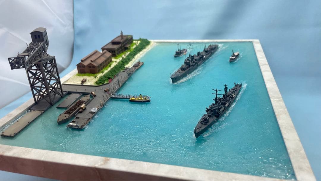 復員船　雪風　ジオラマ