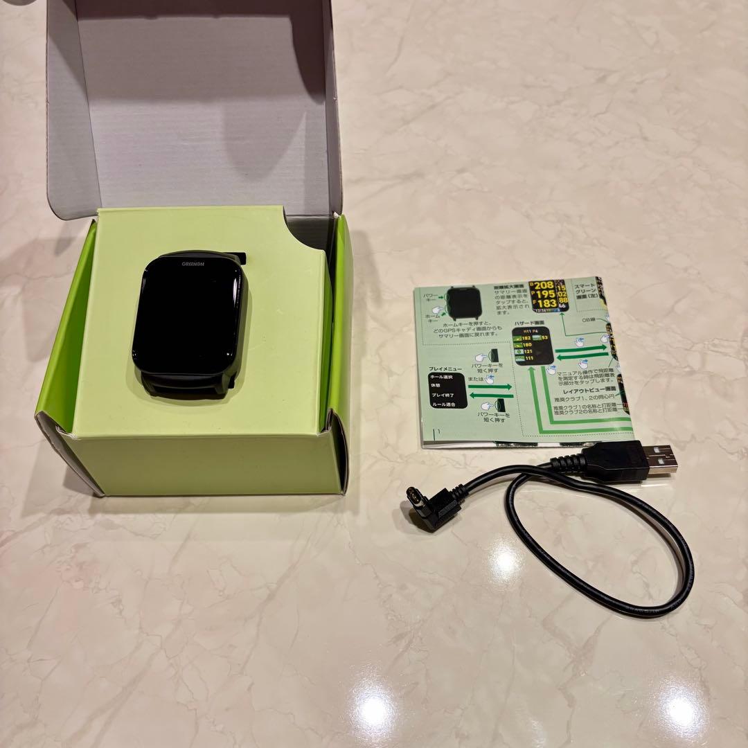 f*i様 【美品】グリーンオン GS501 ゴルフウォッチ