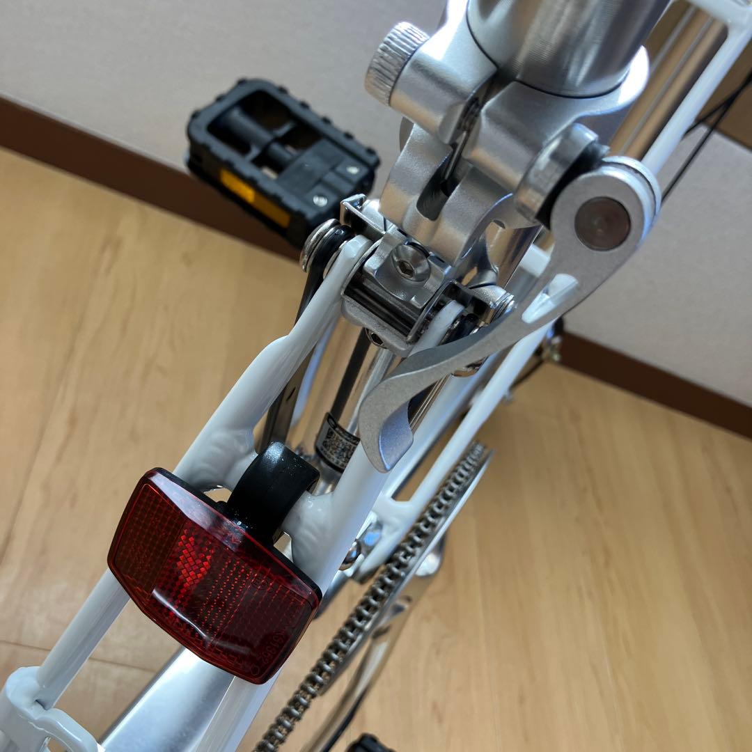 【美品】Carry me ８インチ折りたたみ自転車 シルバー