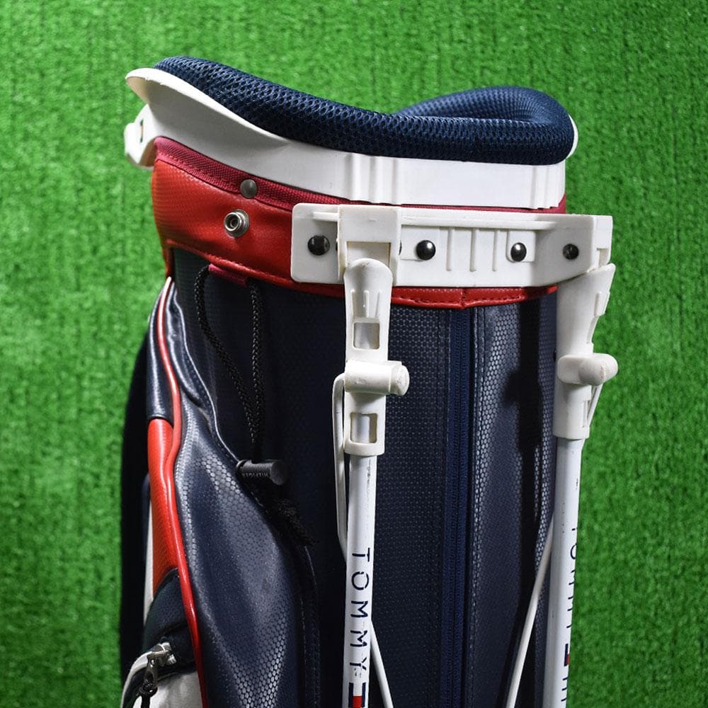 エ*ア様 トミーヒルフィガー スタンド式キャディバッグ9型 訳あり品！