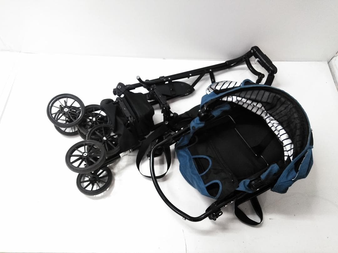 人気デニム コンビ コムペットミリミリ EG ロング BL 多頭飼いにも□