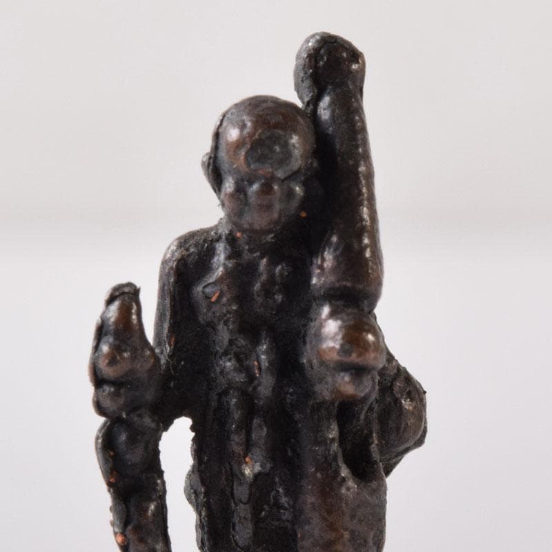 中国　古銅　チベット仏　仏像　人物像など　紙鎮　置物　6点まとめて　C　7455