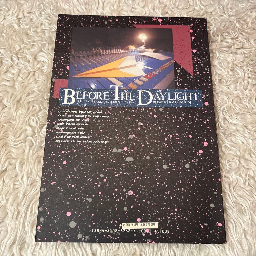 角松敏生　Before The Day Light スコア集