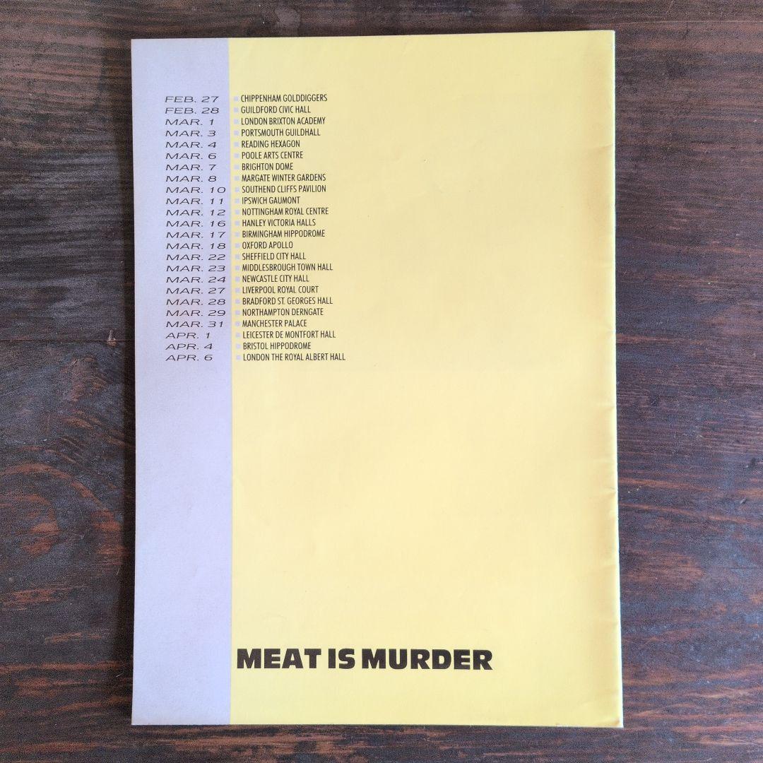 THE SMITHS MEAT IS MURDER ツアーパンフレット