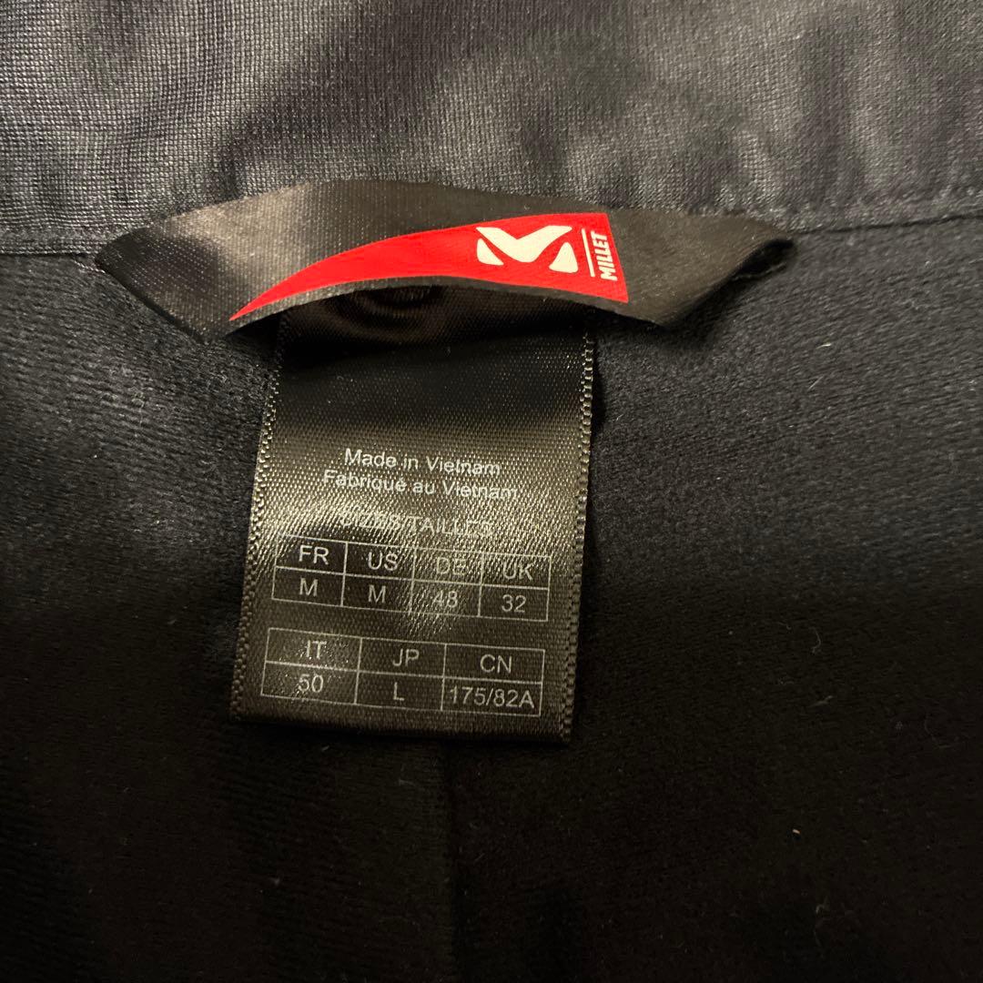 MILLET スキースノボウェア 上下セット ブラック 上 M、下 L