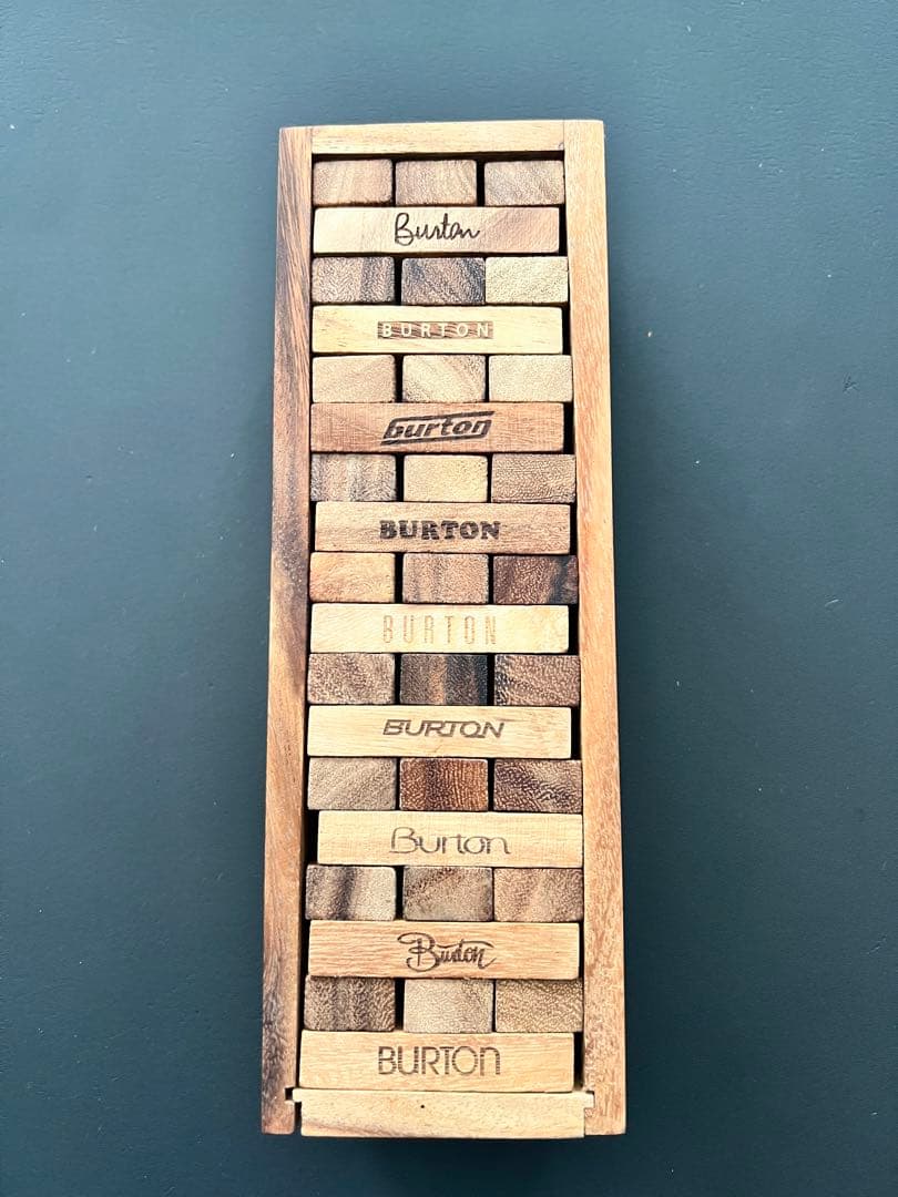 【BURTON】バートン 希少 非売品 ジェンガ 収納袋付き