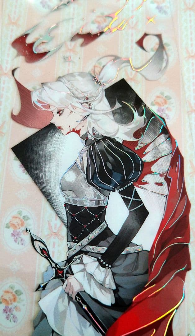 J739＃孤城碎影(镭射银)第九航道切り売り海外人物マステ女の子