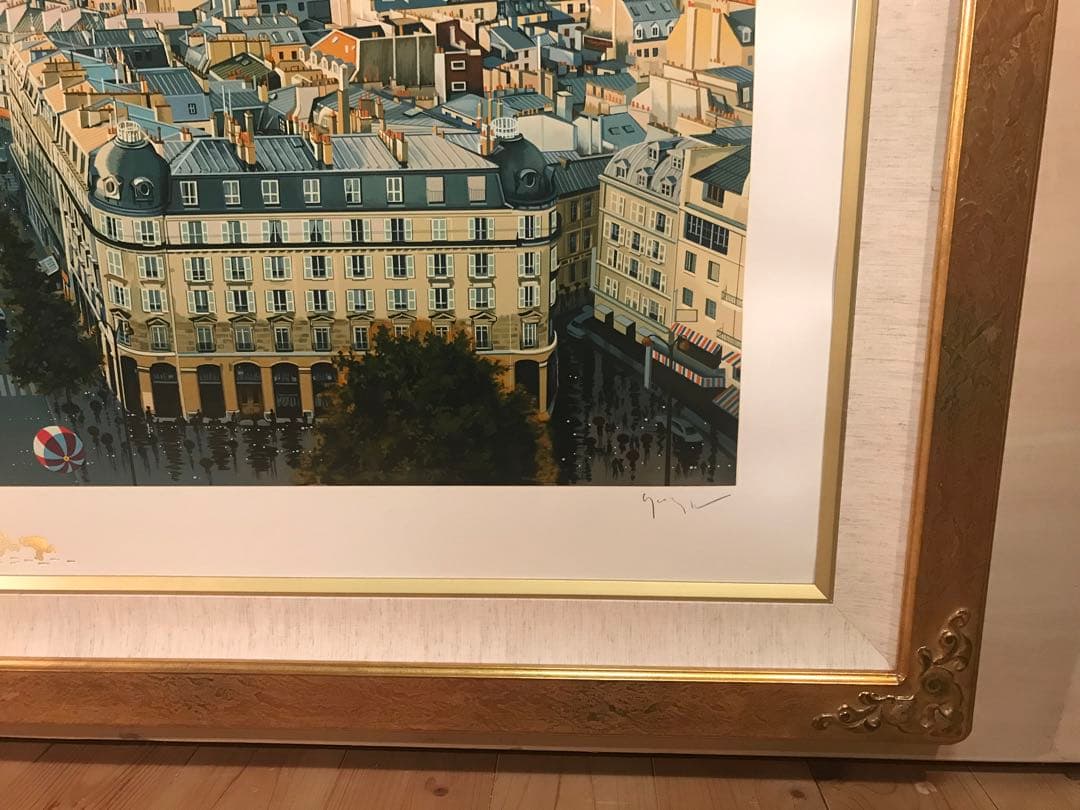 ヤマガタ　「ペリエⅡ」　シルクスクリーン　直筆サイン・エンボス印・エディション有