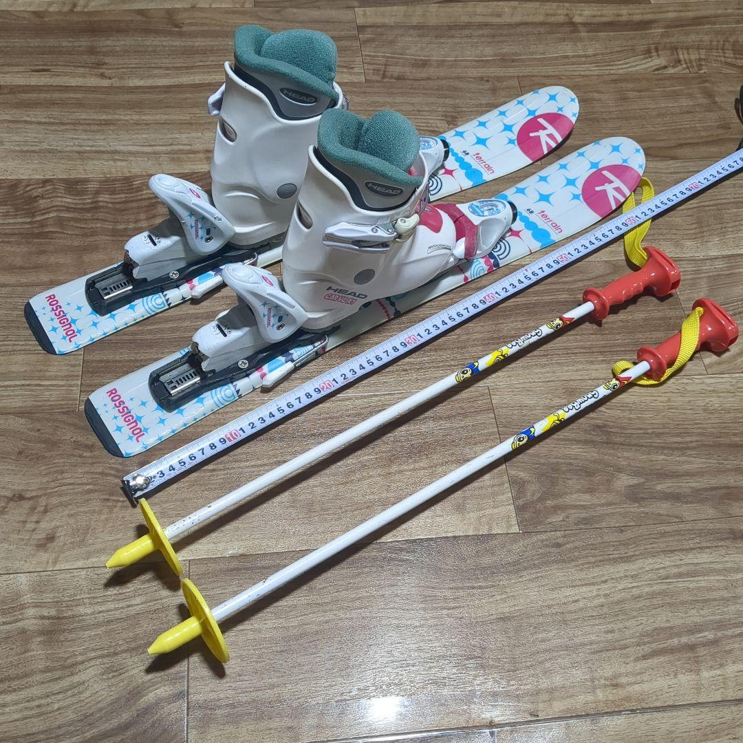 キッズ　スキー3点セット■ski 68cm ■ブーツ15-16.5