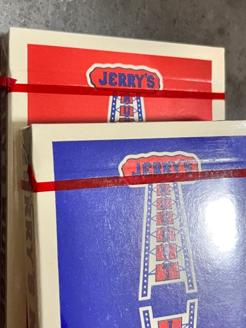 Jerry's nugget 本物　赤青1個づつ　ジェリーズナゲット　トランプ