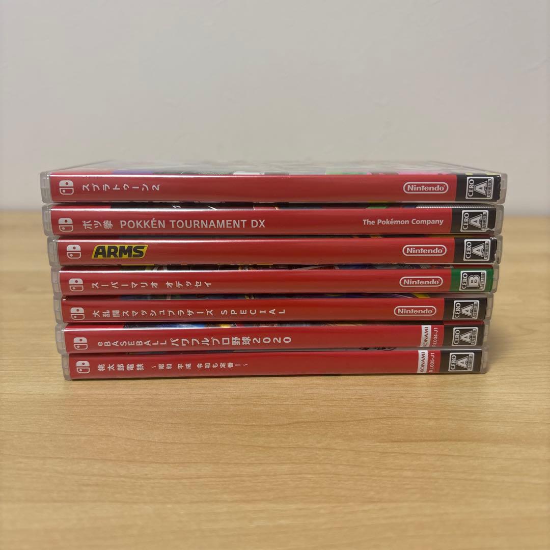 Nintendo Switch ソフト 6本セットまとめ売りケース付き