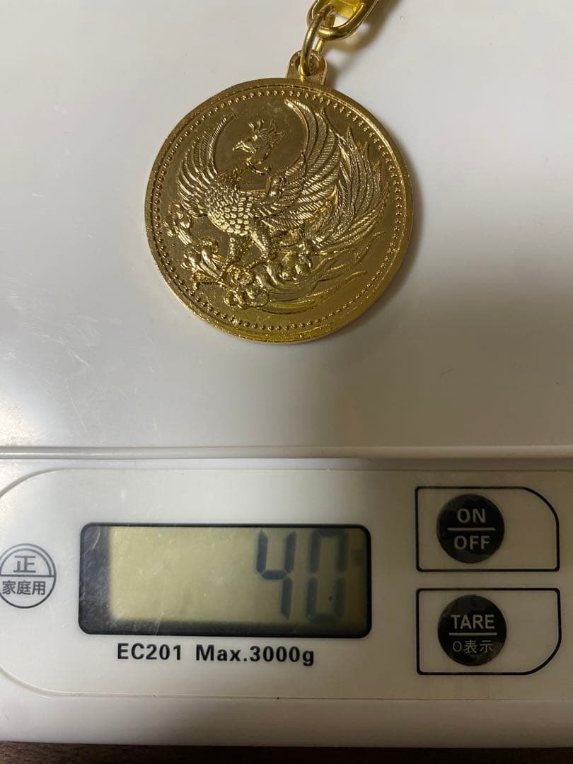 御即位記念　平成2年　10万円　日本国　硬貨チェーン付き