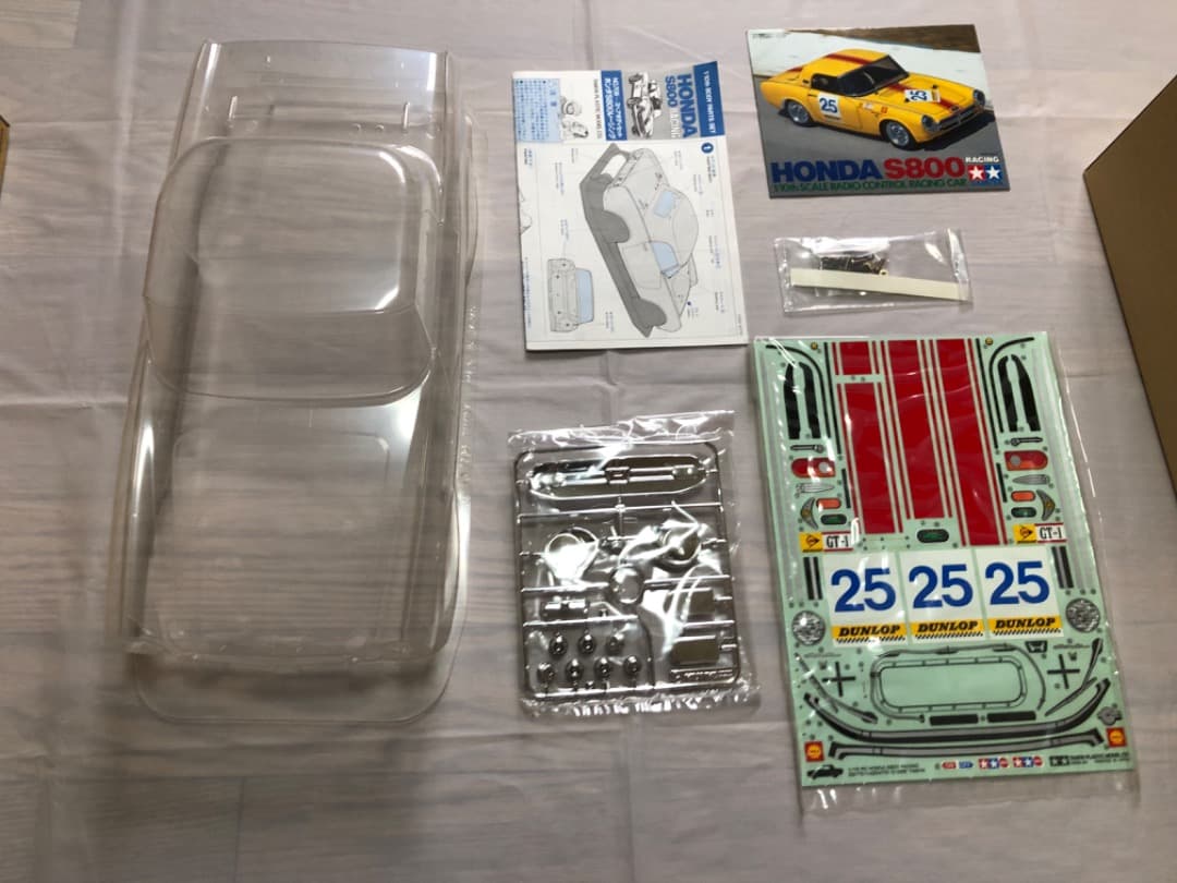 タミヤ1/10RC ホンダS800レーシングスペアボディ 希少 未使用