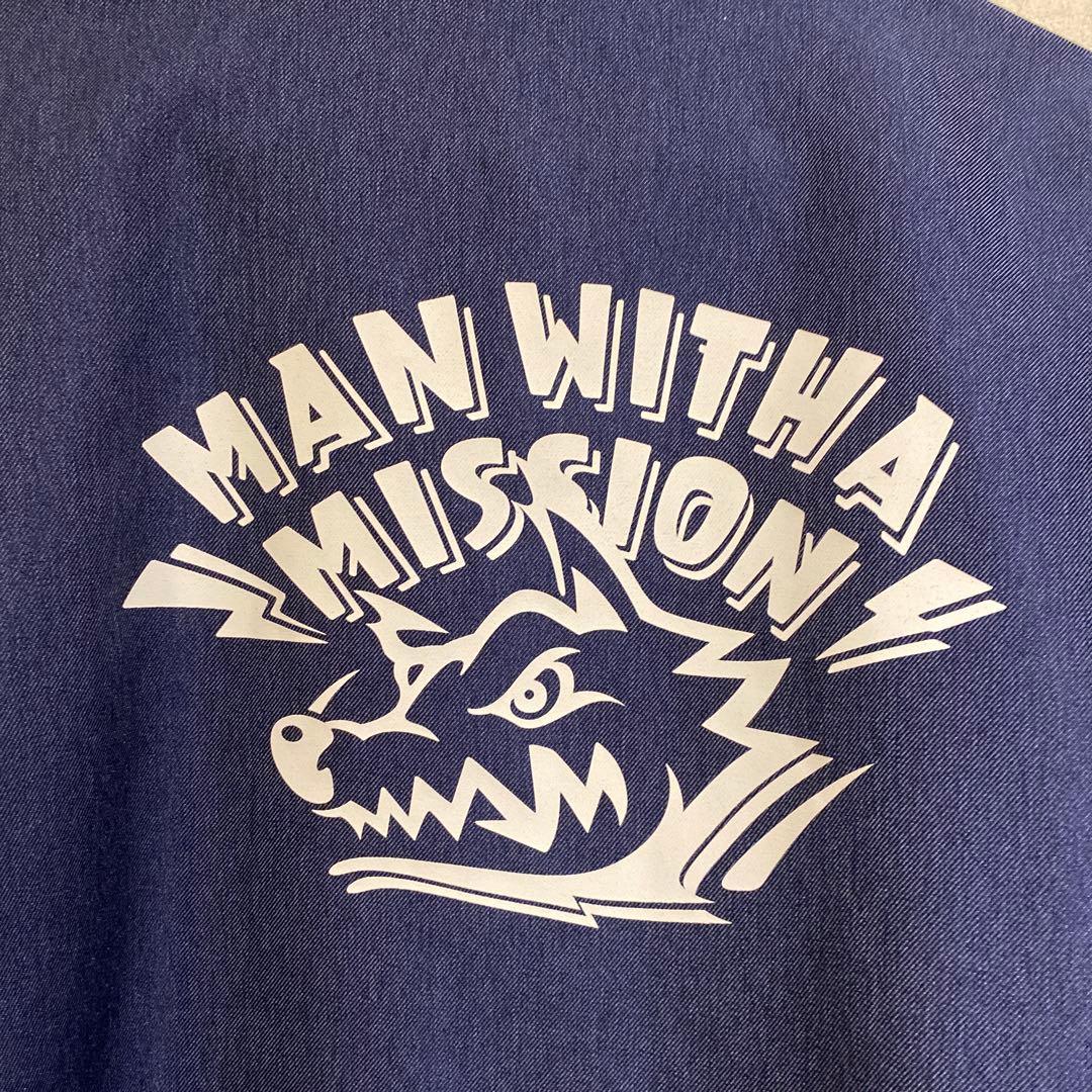 マンウィズ ア ミッション　デニム風コーチジャケット