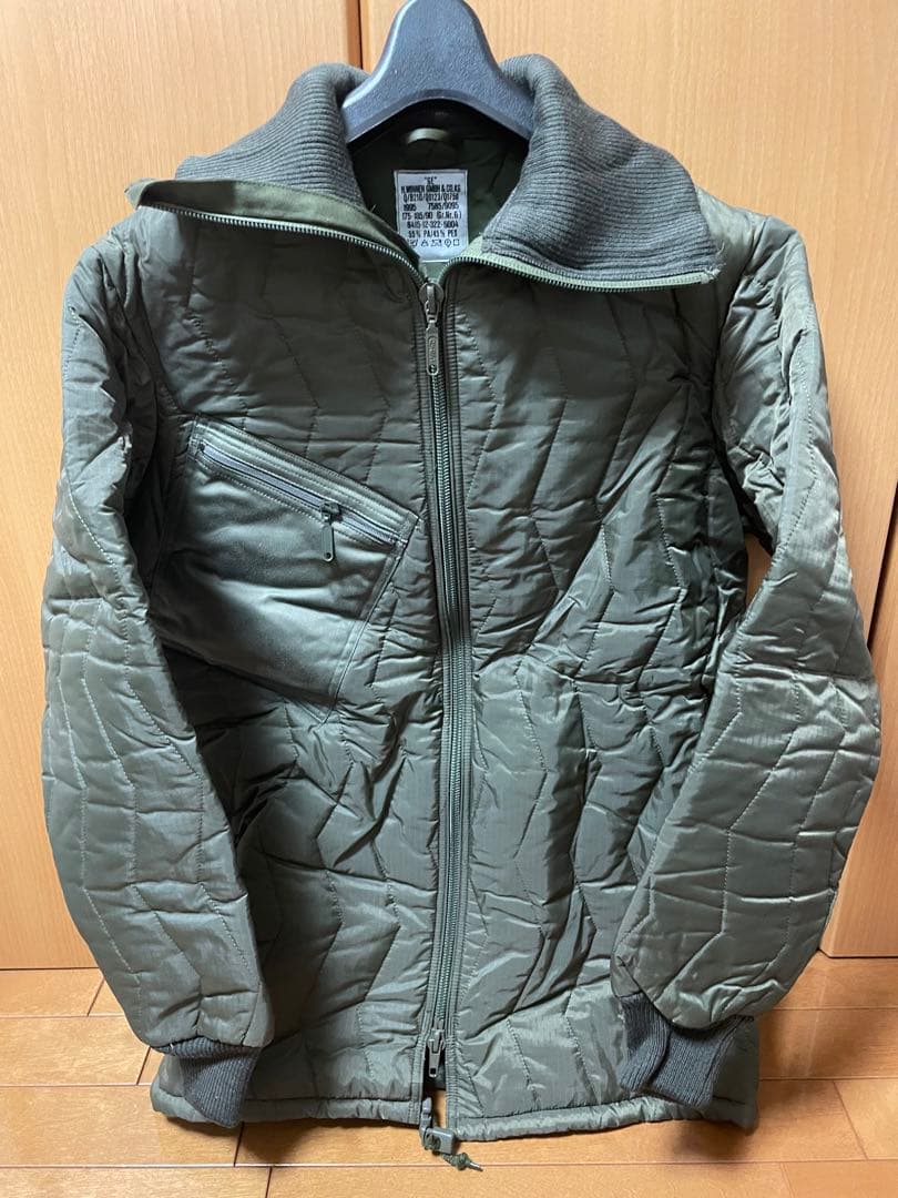 ドイツ軍ミリタリーキルティング　ブルゾン　サバゲー　キルティング　実物