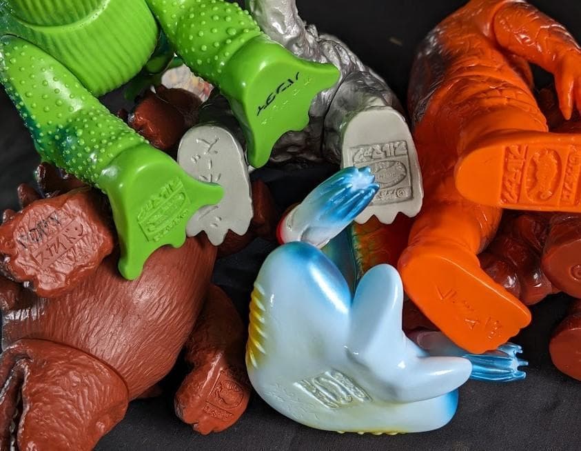 実相寺監督ウルトラマン・セブン登場怪獣・宇宙人（ブルマァク復刻）ソフビ６体セット