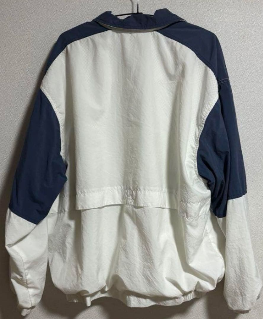 激レア90s 銀ダクNIKEテニスロゴナイロンジャケット ウィンドブレカーL