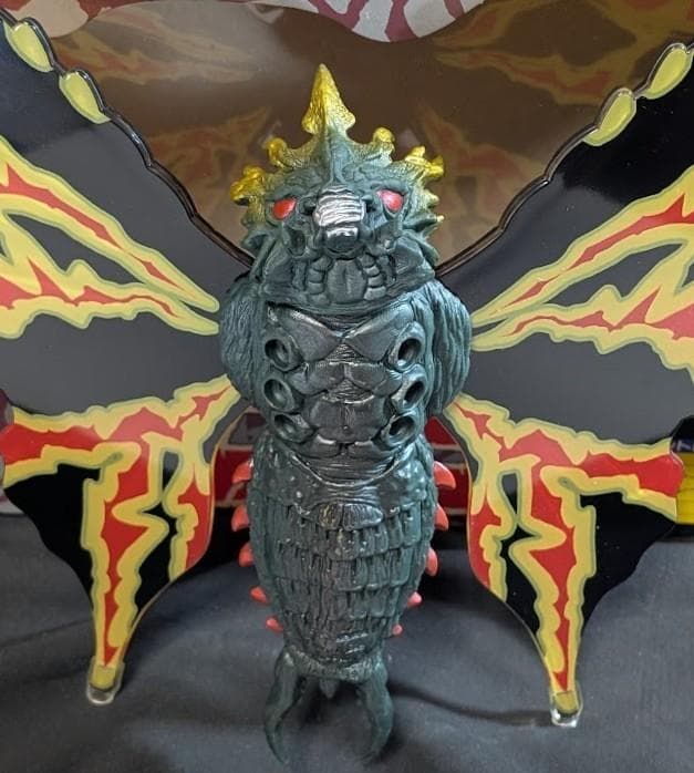 平成ＶＳ版モスラ＆バトラ（バンダイ）未使用・箱付 フィギュア２体セット