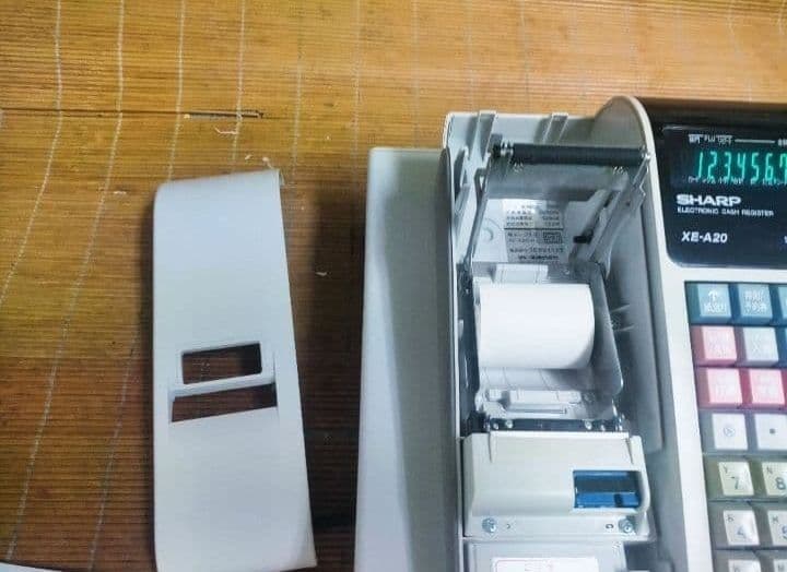 シャープレジスター　XE-A20　店名設定無料ロゴ可能機種　673838