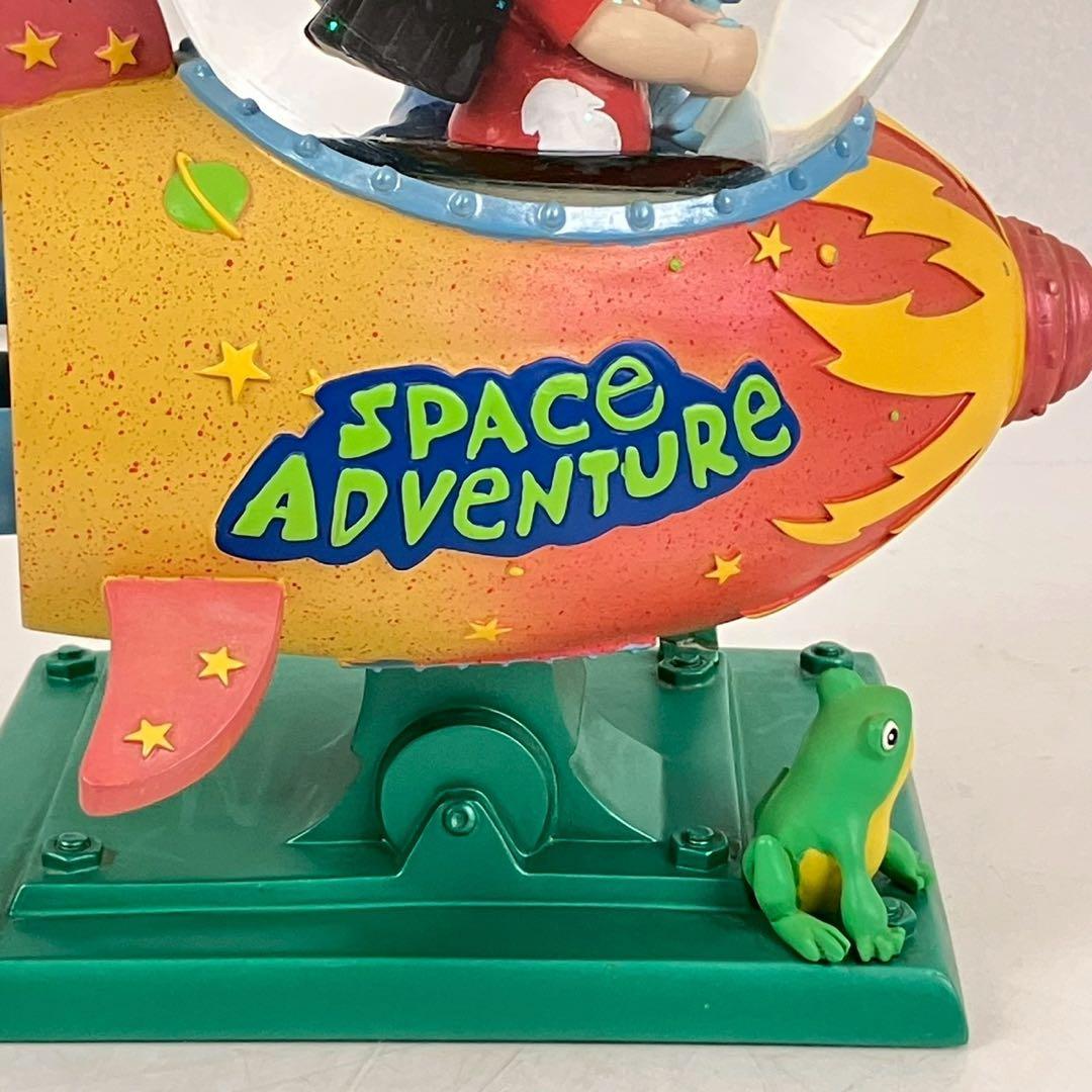 リロ&スティッチ フィギュア スノーグローブ オルゴール 25周年ピンズ付き