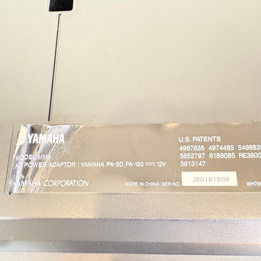【美品•動作良好】YAMAHA ヤマハ シンセサイザー MM6 専用ケース付属