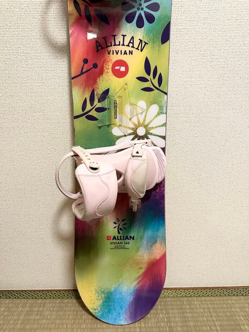 ALLIAN VIVIAN 142 レディース スノーボード＋ビンディングセット