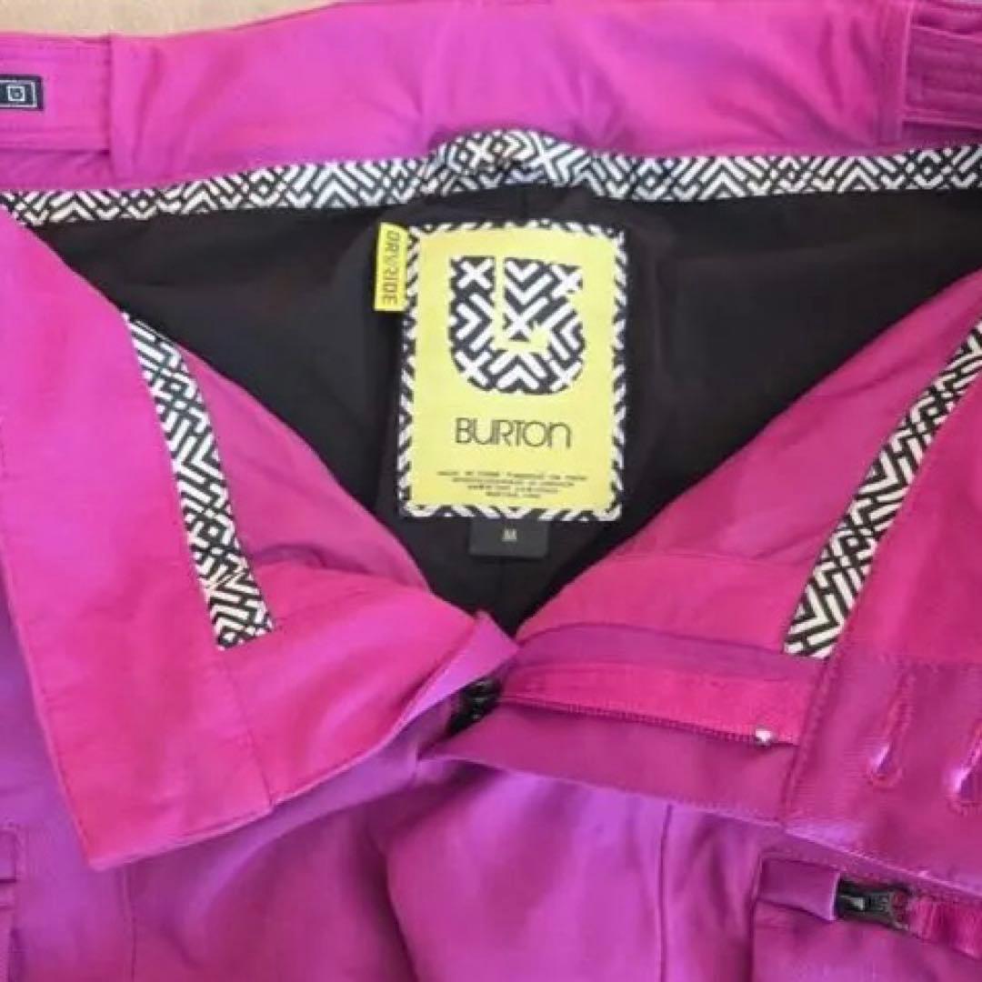 Burtonスノボウェア 上下セット Mサイズ DRYRIDE レオパード 紫