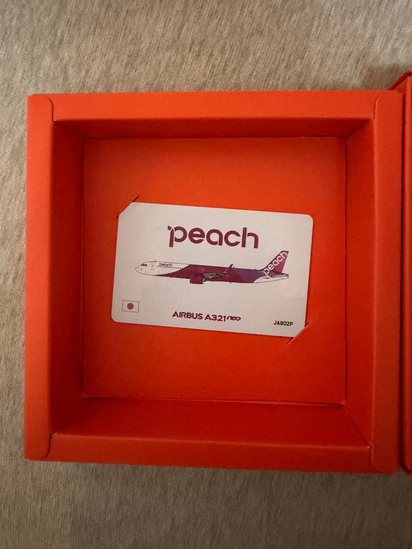 航空機・ヘリコプター Jcwings 1/400 peach A321neo JA902P