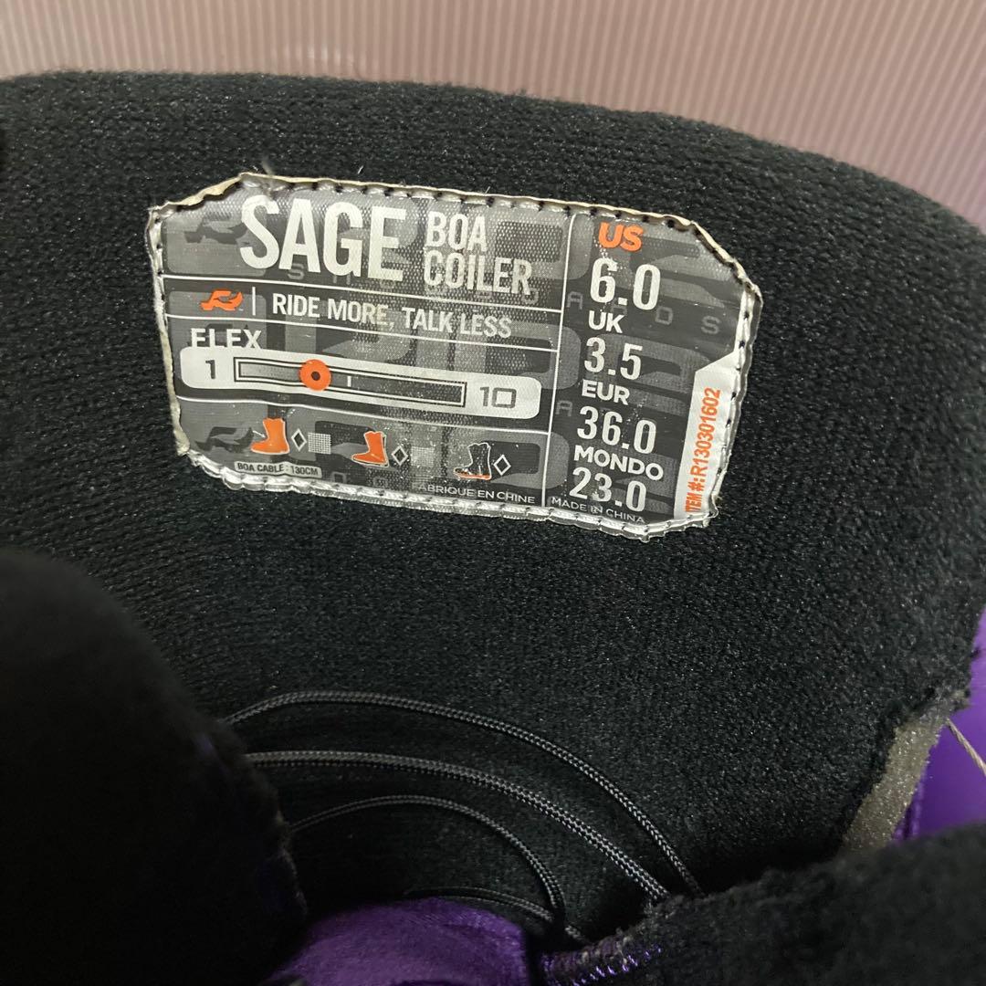 RIDE ライド　SAGE セージ スノーボードブーツ 23cm BOA