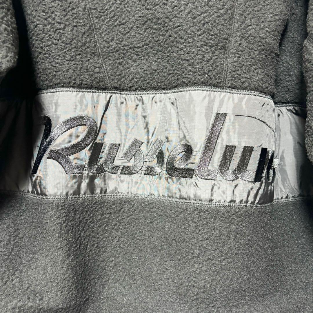 新品 ラッセルノ 2WAY ボアフリース ジャケット ブラック XL 6 ベスト