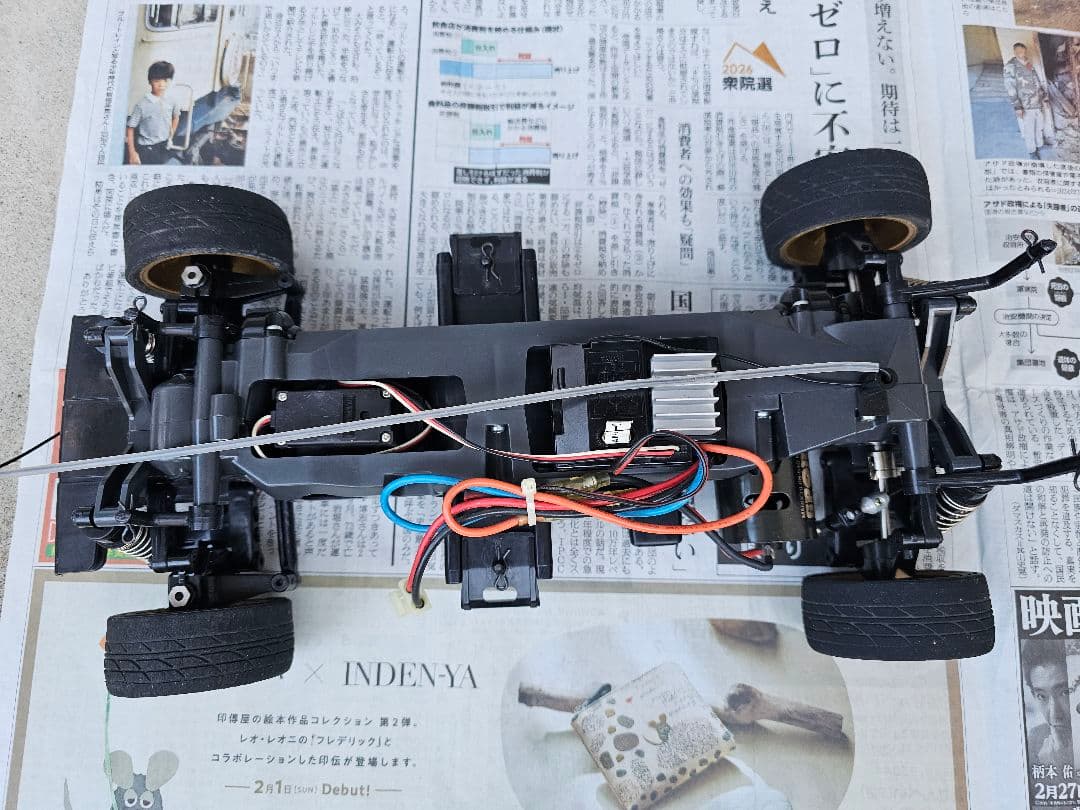 タミヤラジコンXB.プジョースポーツ中古フルセット、オンロード&ドリフト仕様