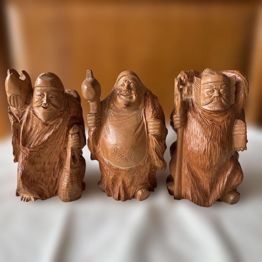 木彫り　七福神