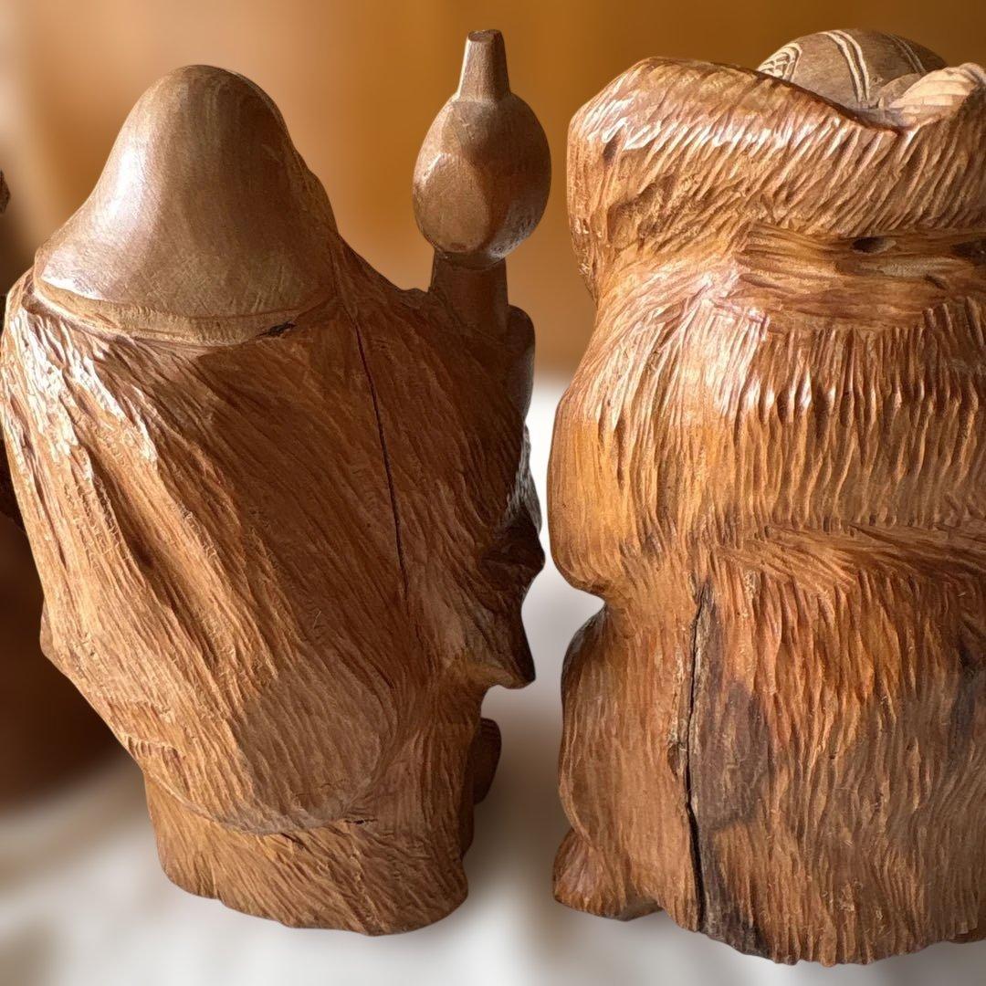 木彫り　七福神