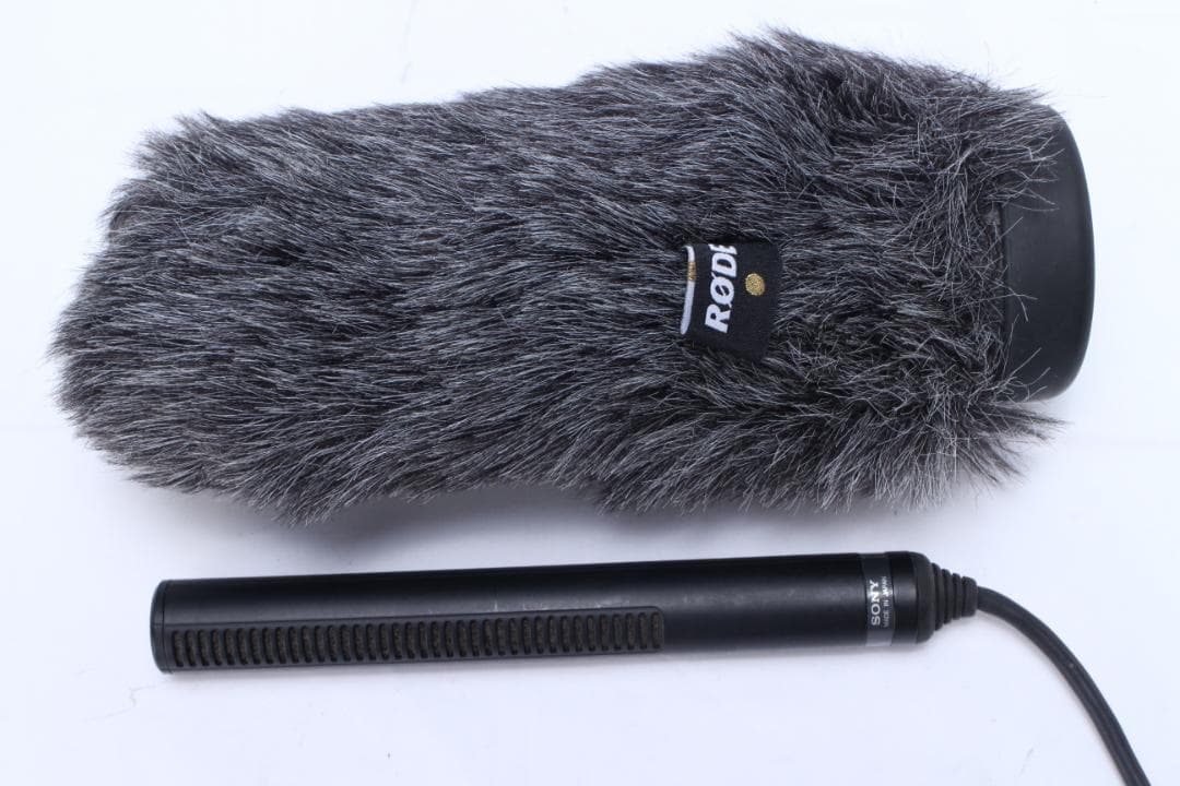 SONY ECM-NV1 ガンマイク RODE ウィンドシールドファー付き