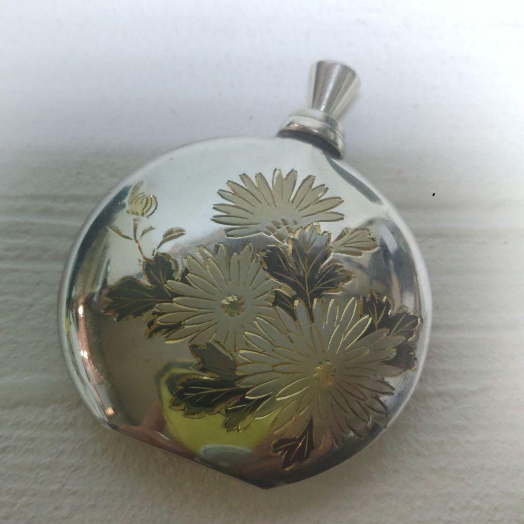 香水瓶　アトマイザー　彫金　SILVER　perfume bottle　ツキ10