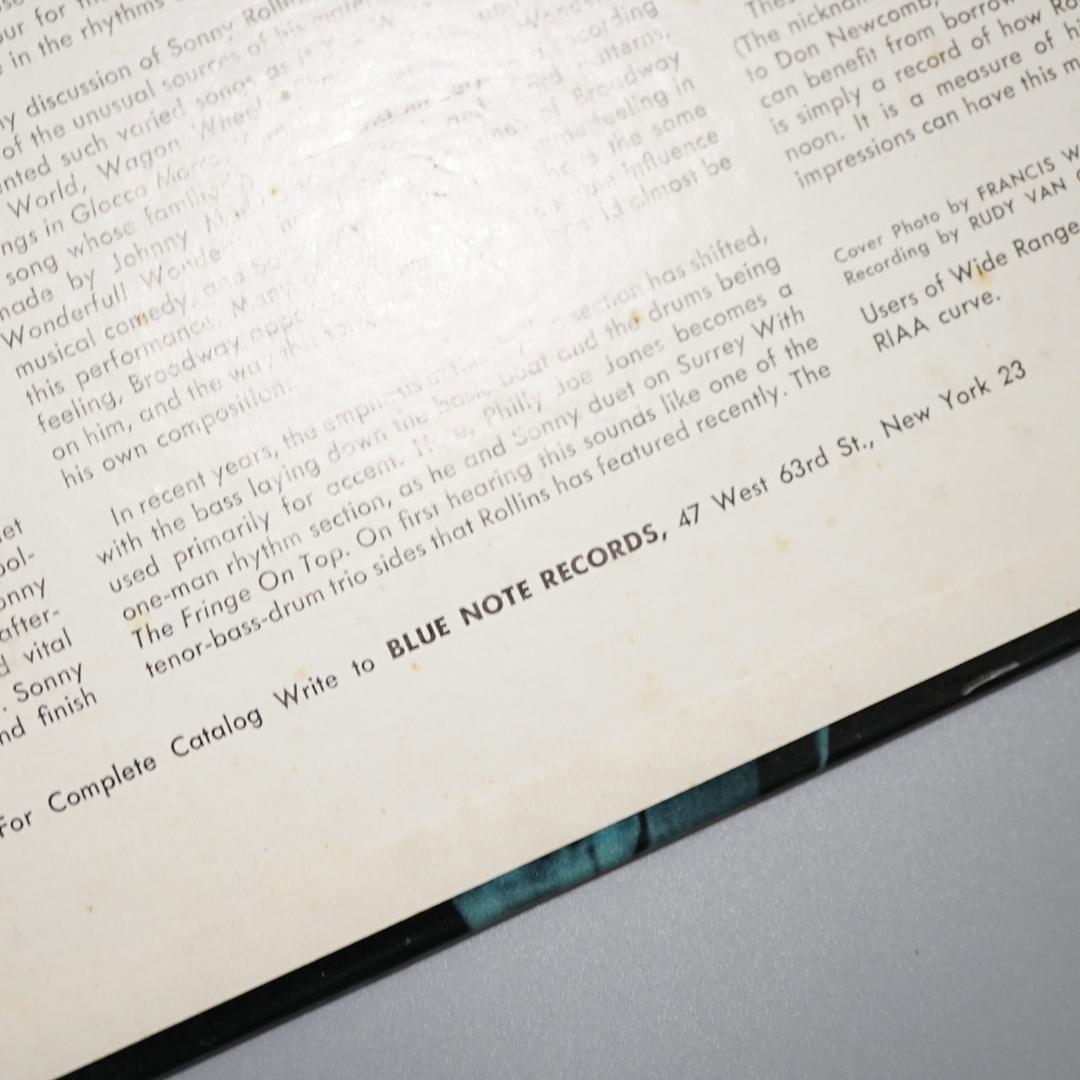 1959年前後モノ Sonny Rollins Newk's Time