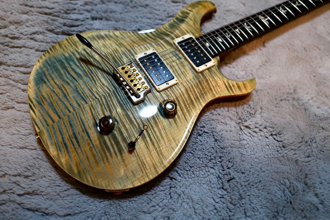 【良鳴】【良木目】PRSCustom24 10Top fadedbluejean