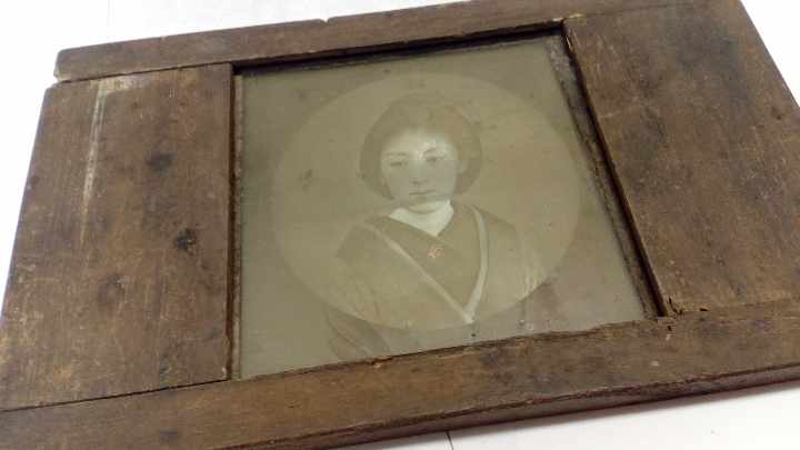 極稀少レア博物館級明治時代前半期頃原版当時物超美人女性ガラス湿板写真コレクション