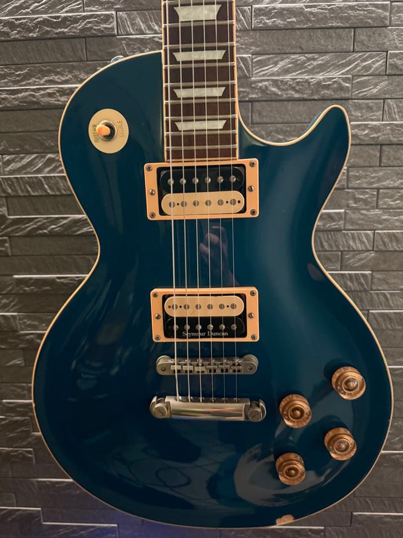 Edwards レスポール　エレキギター 青　Hi-STANDARD 横山健