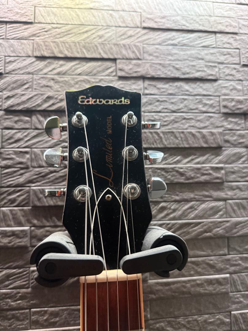 Edwards レスポール　エレキギター 青　Hi-STANDARD 横山健