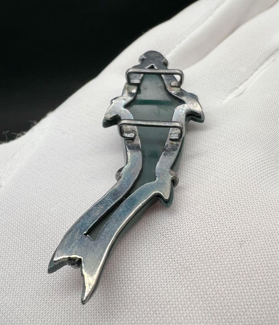 骨董品 時代物 幸運の鯉　帯留め 和装小物 アンティーク　アクセサリー