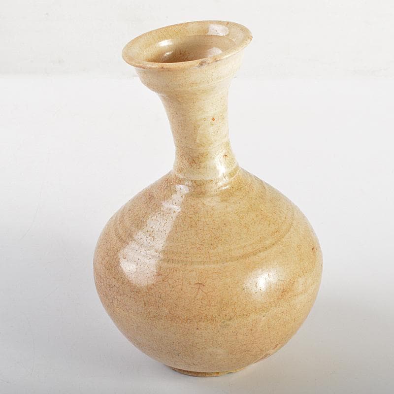 朝鮮美術　李朝　高麗白磁　碗口瓶　V　R7439