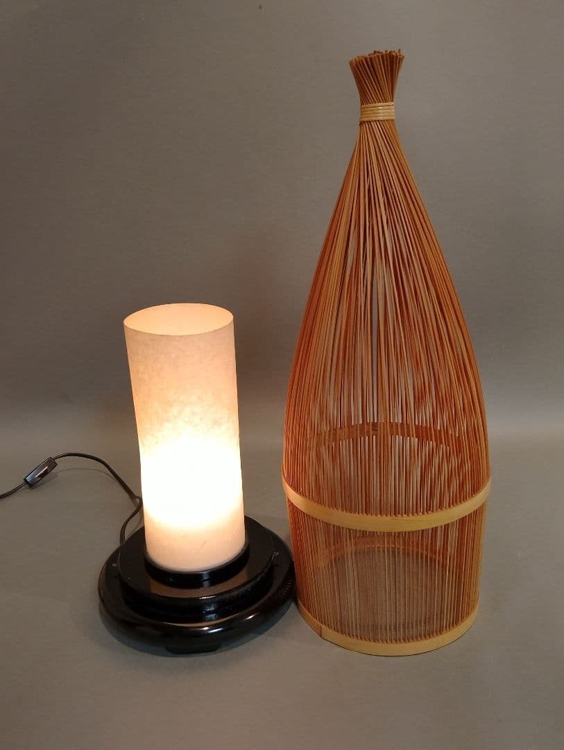 竹千筋細工 行灯 羽衣（和風照明）